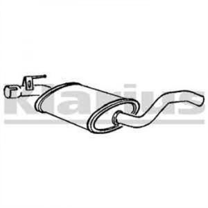 Klarius Silencieux intermédiaire 210509