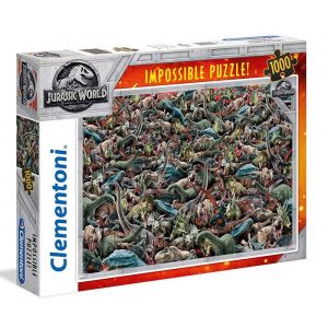 Clementoni Impossible Puzzle - Jurassic World - 1000 pièces, 39470, Multi-Colour