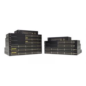 Cisco Small Business SG350-52P - Commutateur - C3 - Géré - 48 x 10/100/1000 (PoE+) + 2 x SFP Gigabit combiné + 2 x Gigabit SFP - Montable sur rack - PoE+ (375 W)