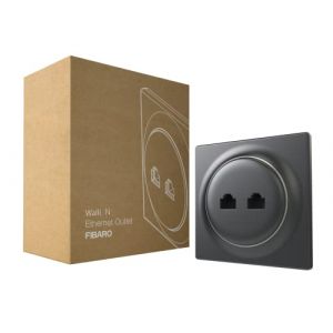 Image de Fibaro Prise murale 2 ports Ethernet Walli - FGWEEU-021-8