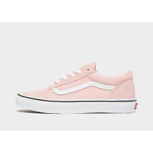 Vans Chaussures Old Skool Ado (8-14 Ans) (powder Pink/true White) Youth Rose, Taille 38.5