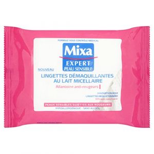 Image de Mixa 25 lingettes démaquillantes au lait micellaire