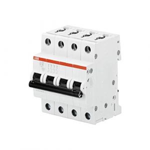 Abb Disjoncteur S204 4P 50A Courbe b Raccordement &agrave; vis - 10KA (4Modules) 2CDS254001R0505 352418