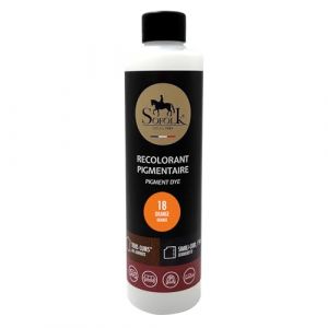 Peinture Cuir/Simili-Cuir (250ml, 18-ORANGE) - SOFOLK - Entretien pour Siège et Volant de Voiture, Canapé, Chaussure