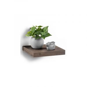 Homea Etagere Flottante MDF L25 x 22,8 cm Noyer