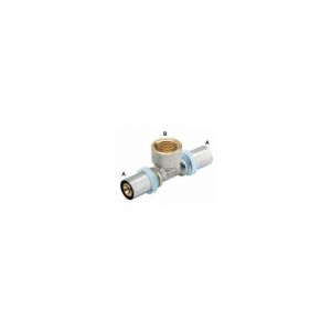 rbm Spa - Raccord multicouche en Té avec branchement central Femelle - 20x3/4Fx20 - 06782030