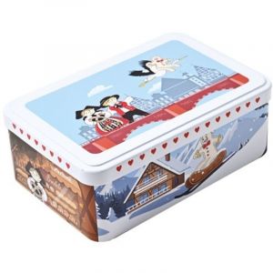 Patisse Boite a biscuits metal decor alsace