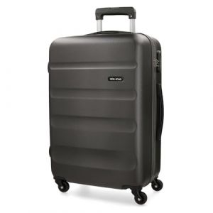 Roll road Flex Valise Moyenne Gris 46x64x23 cms Rigide ABS Serrure à combinaison 56L 3,1Kgs 4 roues