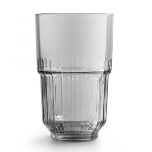 Libbey Lot de 12 gobelets forme haute 35,5 cl gris en verre