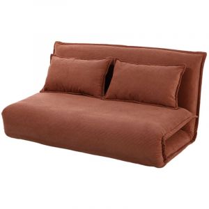 Bestmobilier - Candice - banquette 2 places convertible clic-clac en velours côtelé