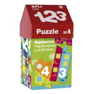 Image de APLI Maisonnette 123 - Puzzle 30 pièces