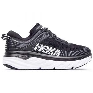 Hoka Paire de chaussures de running femme bondi 7 noir blanc 40 2 3