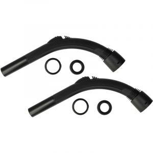 Vhbw 2x Poignée compatible avec Dirt Devil M5033-8, M5033-7, M5033-6 aspirateur - Manche de rechange, raccordement 32 mm, 37,1 cm de long