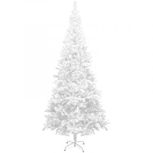 Sapin de Noël artificiel - 240 cm - Blanc