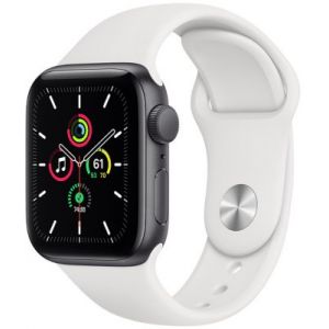 Apple Watch SE 44MM Alu Argent/Blanc - Montre connectée