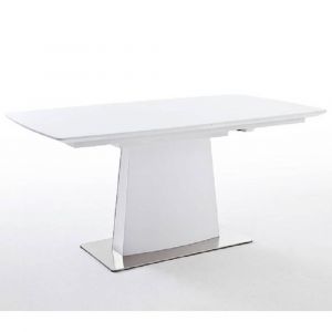 Image de Inside75 Table repas extensible design HILDA blanche