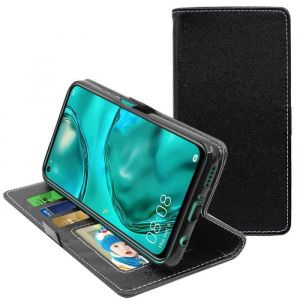 EbestStar Pour Huawei P40 Lite (2020) - Etui Portefeuille PU Cuir, Noir / Rouge