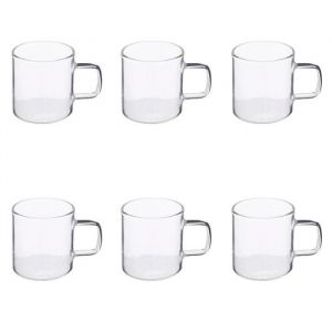 Lot de 6 T es &agrave; Caf&eacute; "Mia" 10cl Transparent