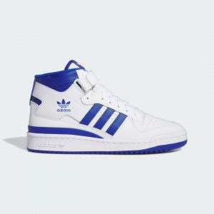Adidas Chaussure Forum Mid - Cloud White / Royal Blue / Cloud White, Cloud White / Royal Blue / Cloud White - Taille 41 1/3