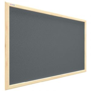 Tableau en Liège Gris avec Cadre en Bois 60x40cm
