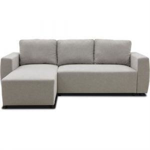 Canapé d angle con ible réversible 3 a 4 places PHARELL Tissu Coffre de rangement L