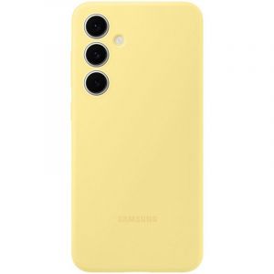 Samsung Coque Silicone pour Galaxy S24 FE - Jaune