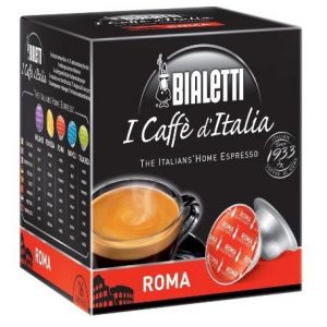 Image de Bialetti 16 Capsules café Roma 100% Arabica Mokespresso