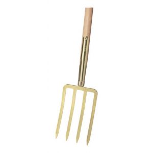 Ideal Fourche a becher a poignée en T et dents en forme de baionnette, taille 4, 85 cm (Doré) 67000001