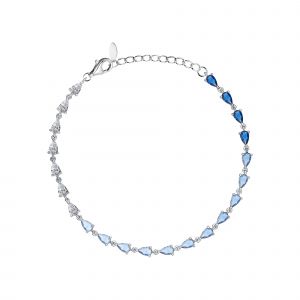 Cleor Bracelet En Argent 925/1000 Et Zircon