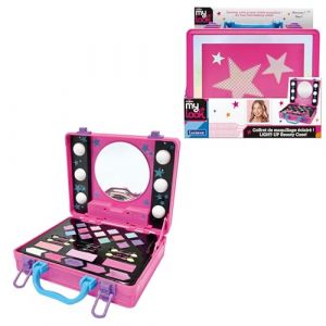Lexibook Studio de Beauté Lumineux, Mallette de Maquillage pour Enfants, Rose, CRSS26