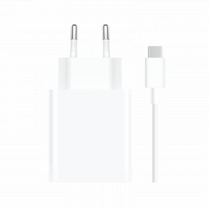 Image de Xiaomi Mi Travel Charger Combo Set with USB-A to Type-C Charging Cable 1m, 33W White EU BHR6039EU
