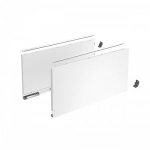 Hettich Profilé latéral de tiroir AvanTech YOU, hauteur 251 mm x NL 450 mm, Blanc, gauche et droite - 9353412