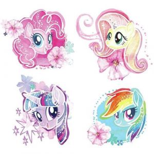 ROOMMATES Stickers My Little Pony modèle les amis c'est magique