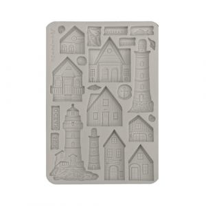 Stamperia KACMA577 Moule en silicone, gris, 14,8 x 21 x 0,7 cm