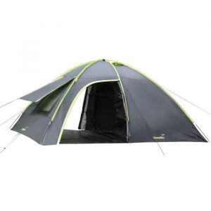 Skandika Vaasa 4 - Tente dôme Camping - 4 Personnes - Cabine Sombre - étanche 3000 mm - 425 x 295 cm - Noire