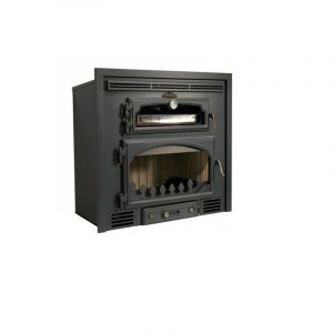 Azura home design Insert cheminée à bois Manzanillo 14 kW avec turbines