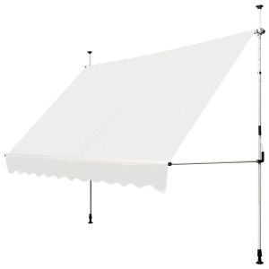 Parasol télescopique Coast - Extensible - 300 x 120 cm - Beige