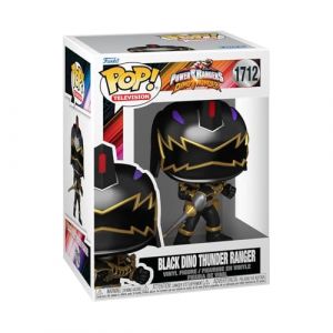 Funko Pop! TV: Power Rangers Dino Thunder - Black Dino Ranger - Power Rangers TV - Figurine en Vinyle à Collectionner - Idée de Cadeau - Produits Officiels