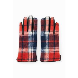Desigual Gants tartan