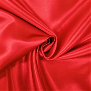 Craftine Tissu Doublure Satin Deluxe Rouge