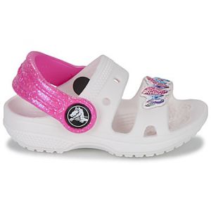 Crocs Sandales enfant CLASSIC EMBELLISHED SANDAL T - Couleur 24 / 25,19 / 20,23 / 24,25 / 26,27 / 28,22 / 23,20 / 21 - Taille Blanc