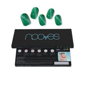 Liu Jo Nooves Lot de 20 Feuilles de Gel pour Ongles Cat Eye Green