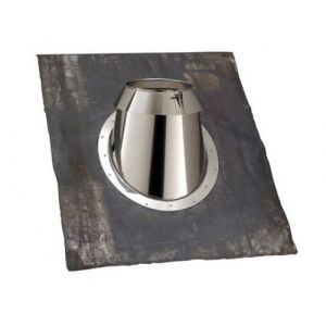 Poujoulat Solin universel Sum Multi 230I 15 à 30° Inox/Noir mat RAL9019 - 31999452