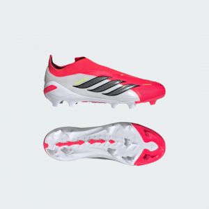 Adidas Predator Elite Laceless FG Born For Goals - Lucid Red/Noir/Blanc Enfant PR&Eacute;-COMMANDE - Herbe naturelle (FG), pointure 31 - ['Rouge'] - Taille 31