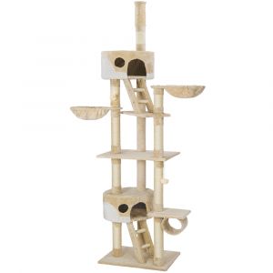 Image de TecTake Arbre à chat Abby 240 - 260 cm Tronc + 2 Souris