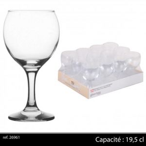 Glass4you KB8 - 12 verres à pied ballon (19.5 cl)