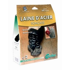 Gerlon Laine d'acier de pon&ccedil;age 500g