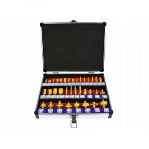 Geko DOM Lot de 35 embouts de fraisage pour fraiseuse - d&eacute;fonceuse