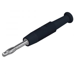 SKS Hirschmann Fiche banane MSTF 2 sw 938420100 mâle, droit Ø de la broche: 2 mm noir 1 pc(s)