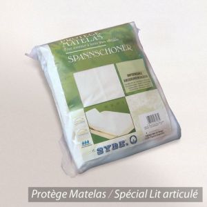 Linnea Protège matelas imperméable antony lit articulé tr Bonnet de 23 cm 2x70x190 cm